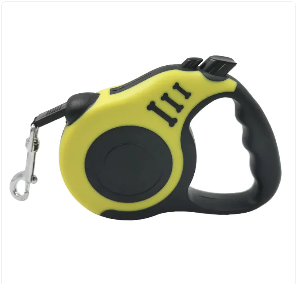 Pet Automatic Retractable Leash with Bone Print